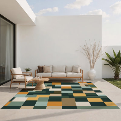 Tapis intérieur et extérieur à motifs