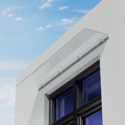 Dakota Fields Plastic Cover Retractable Freestanding Awning
