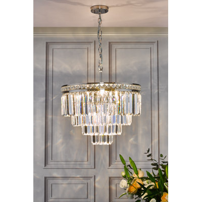 Anjelique 4-Light Crystal Chandelier