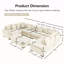 Canapé modulaire surdimensionné Cloud-118055427