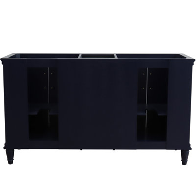 Ensemble de meuble-lavabo de salle de bain double 61" laurell hill
