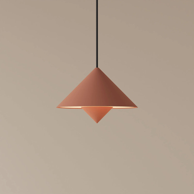 Jai Pendant Light, 11'' H x 9.84'' W x 9.84'' D, Black, Blossom