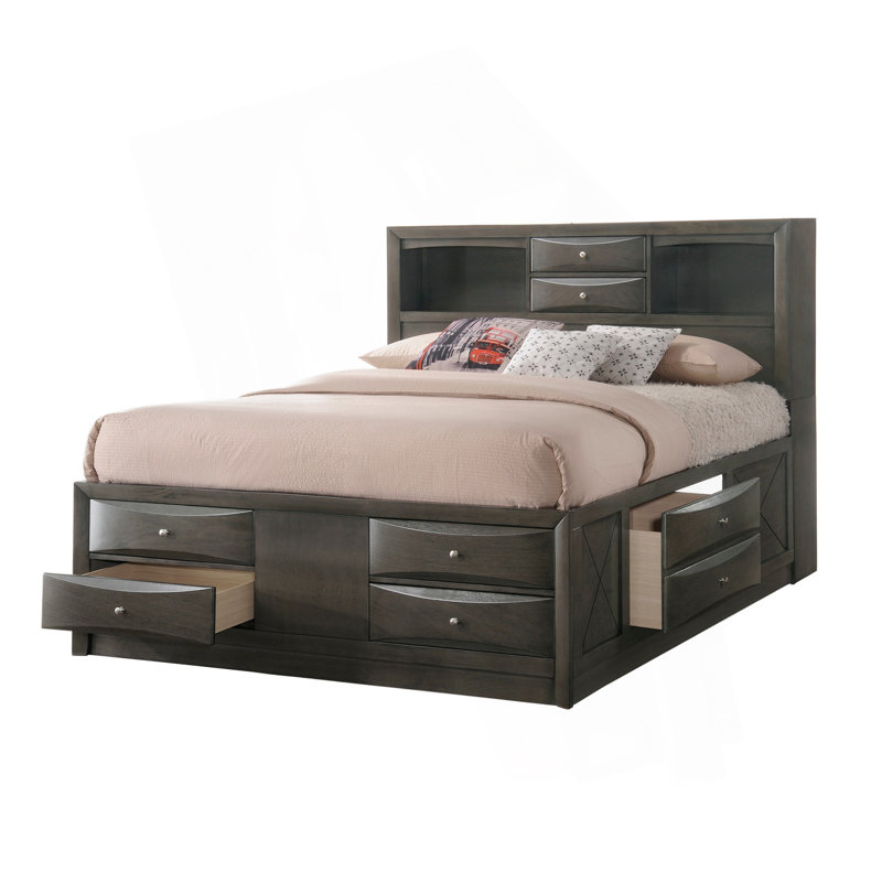 Mobilier de chambre à coucher 1Pc, Très grand lit, Black