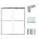 Frederick 57.75'' - 59'' W x 70'' H Bypass Semi-Frameless Shower Door with Clear Glass