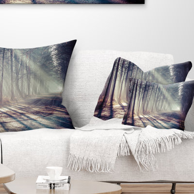 Coussin et insert de photographie matinale