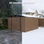 Abri de jardin Decksplore de 3 m de large x 3,6 m de profondeur avec abri à outils de jardin en métal verrouillable