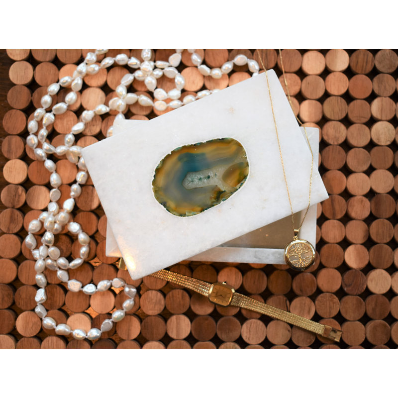 Boîte à bijoux en marbre