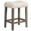 Ensemble de 2 tabourets de comptoir à hauteur de comptoir, tabouret de style transitionnel avec repose-pieds et tabouret de bar-737266057