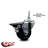 3 Inch Phenolic 12MM Threaded Stem Caster with Brake