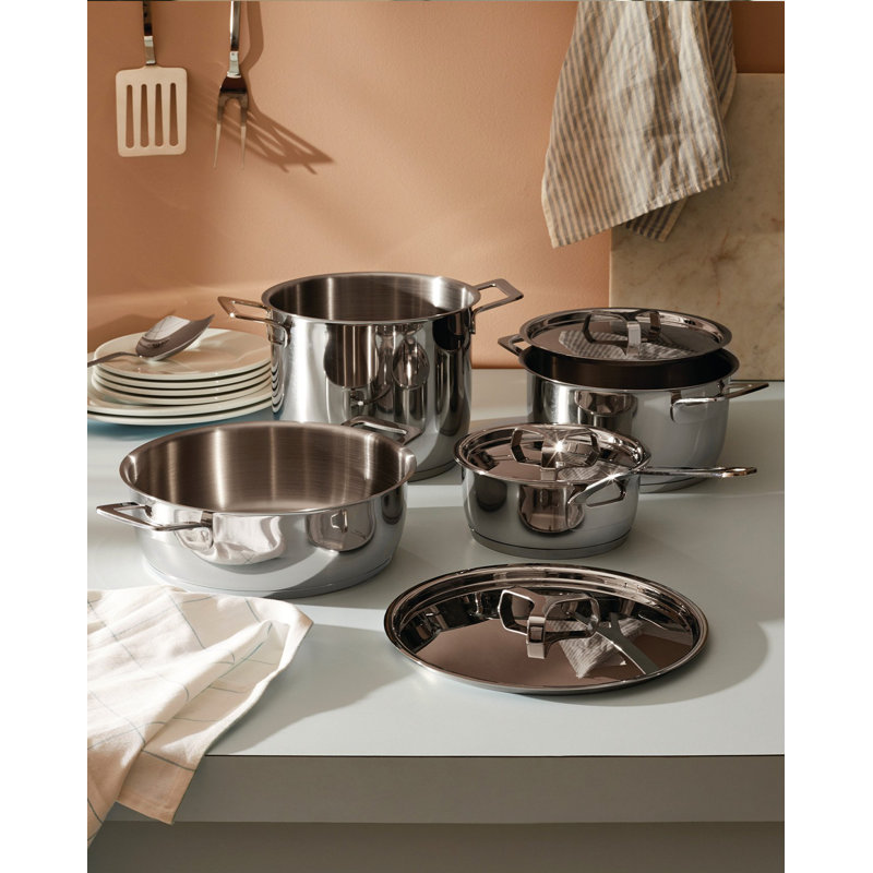 9.5" Stainless Steel Casserole with Two Handles