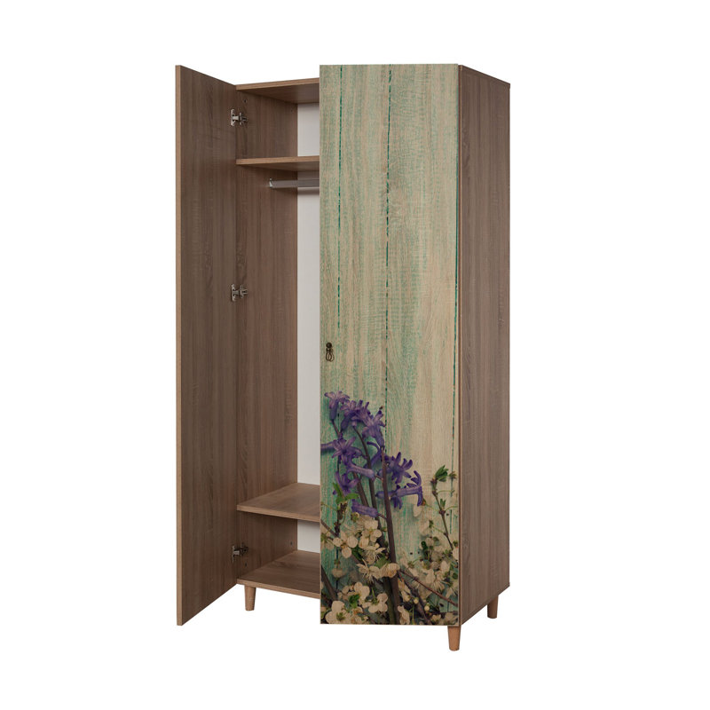 Kenna 2 Door Manufactured Wood Wardrobe