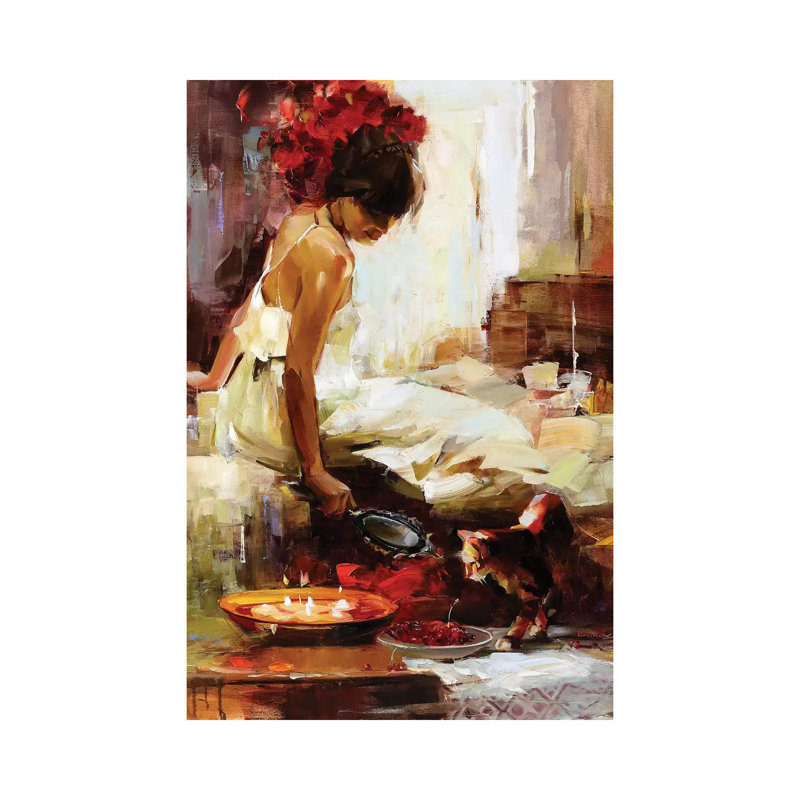 Elixir 1 Piece Wrapped Canvas Painting, 101.6 cm H x 66.04 cm W x 3.175 cm D