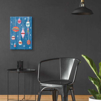 «Retro Ornament II Blue» par Courtney Prahl