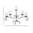 21'' H Metal Tabletop Candelabra