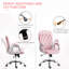 Chaise de bureau en velours pour Vinsetto-428534223