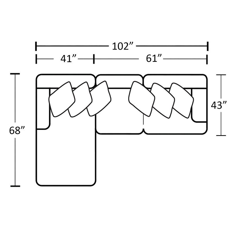 Canapé modulaire Garrastegui, Accoudoir à gauche (vu de face)