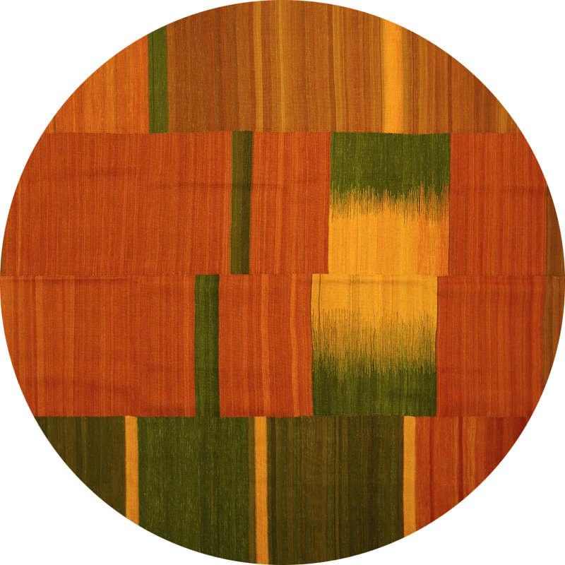 Heinrihs Performance Geometric Indoor Rug, Round 8'