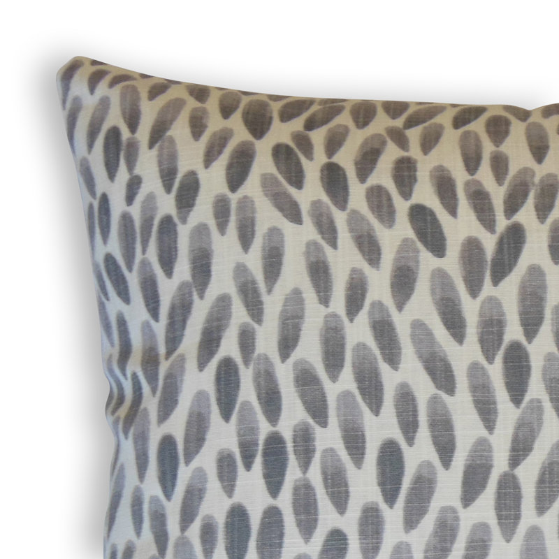 Housse et insert de coussin carré en coton Quisha, 18 po x 18 po