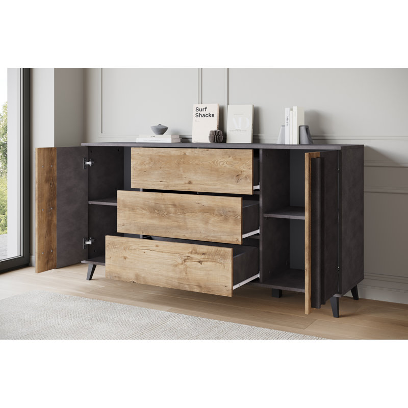 150cm Sideboard, Grey