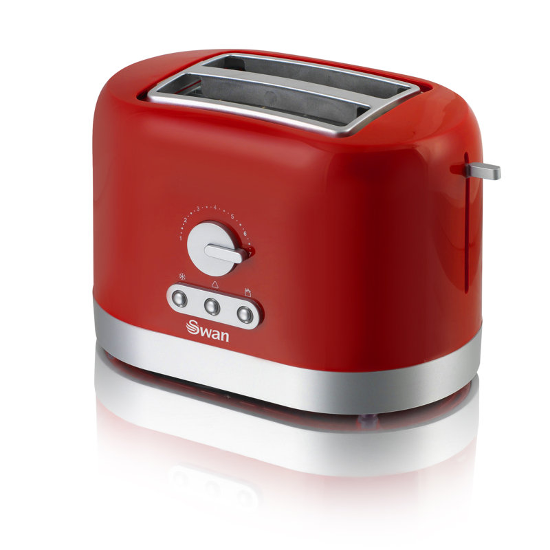 2 Slice Toaster, Red