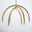 Yula 6-Light Chandelier in Natural Brass-972576414
