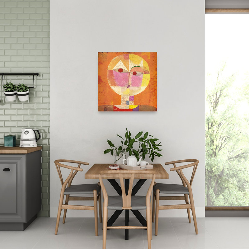 Impression d'art contemporain abstrait Senecio, H 32 po x l 32 po