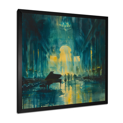 Blue Piano Concert Hall Music I - Concert Halls Wall Decor