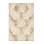 Tapis beige moelleux et moelleux à motif de treillis de jardin Earls