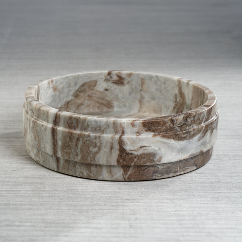 Bol décoratif en marbre Altamura