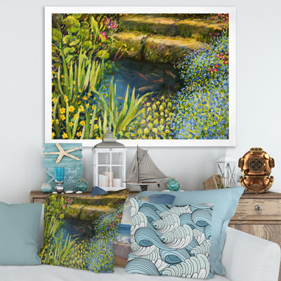 «Silence At The Lake Side», reproduction d'art sur toile