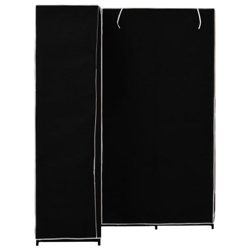 3 Door Wardrobe, Black