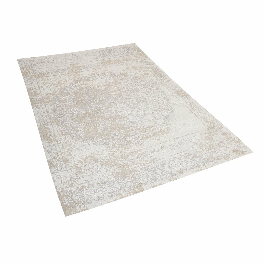 Teppich Kleber aus Baumwolle in Beige