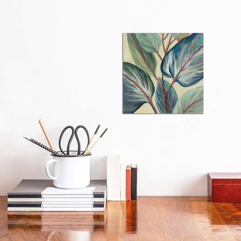 Greenhouse Leaves by Silvia Vassileva - Gallery-Wrapped Canvas Giclée on Canvas, Canvas, 30.48 cm H x 30.48 cm W