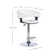 Carmelyn Swivel Upholstered Adjustable Height Counter Stool with Metal Frame