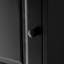 Armoire de salle de bain noire avec deux portes et tablettes réglables pour de grandes options de rangement - style-321141635