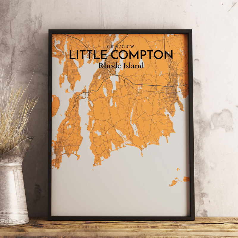 Little Compton - No Frame Print, 70cm H x 50cm W x 0.13cm D