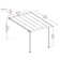 Palram - Canopia Olympia 9' 8" D Polycarbonate Stationary Patio Awning