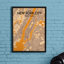 Carte de New York, impression sur papier-31734288