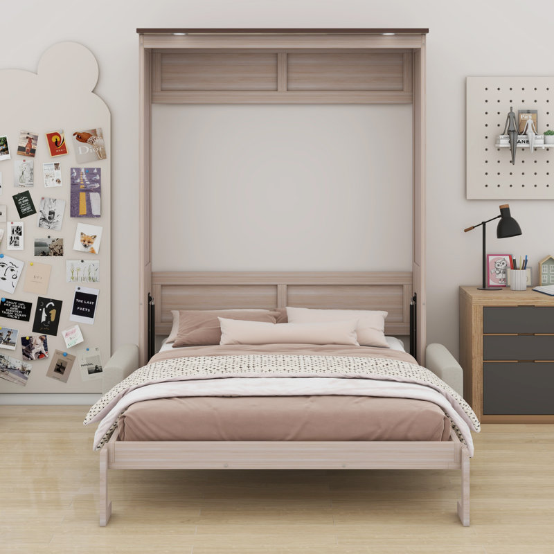 Murphy Bed With Sofa And LED