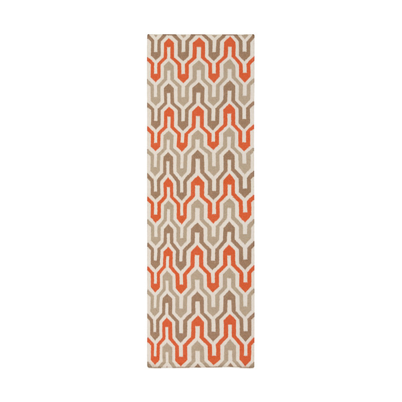 Isaacs Wool Geometric Indoor Rug, Runner 2'6" x 8'