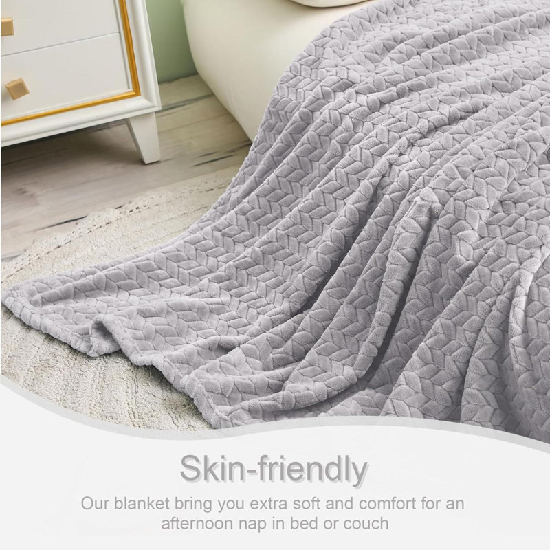 Machine Tufted Throw Blanket