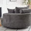Canapé simple pivotant en chenille avec coussin moelleux-12763020