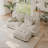 94.5" Modular Sectional Sofa With 4 Throw Pillows And Ottoman,Modern Chenille Comfy Cloud Deep Seat Couch For Living Room,For Living Room-2099550871