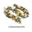 270cm Lighted Faux Garland with Lights-569329333