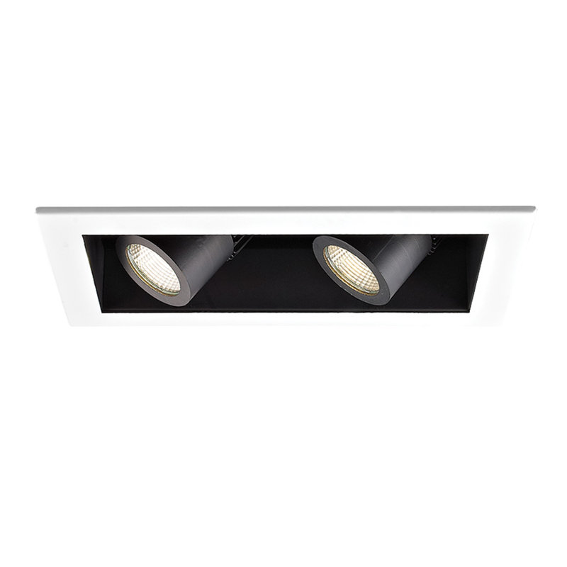 Precision 18.5'' Black Aluminum LED Recessed Lighting Kit - Energy Star