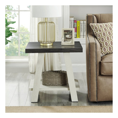 Table de bout avec rangement Angeleca