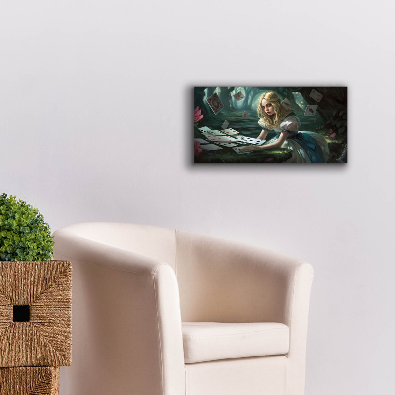 «Alice White and Blue» par The Golden Valley, art sur toile, H 12 po x l 24 po x P 0,75 po