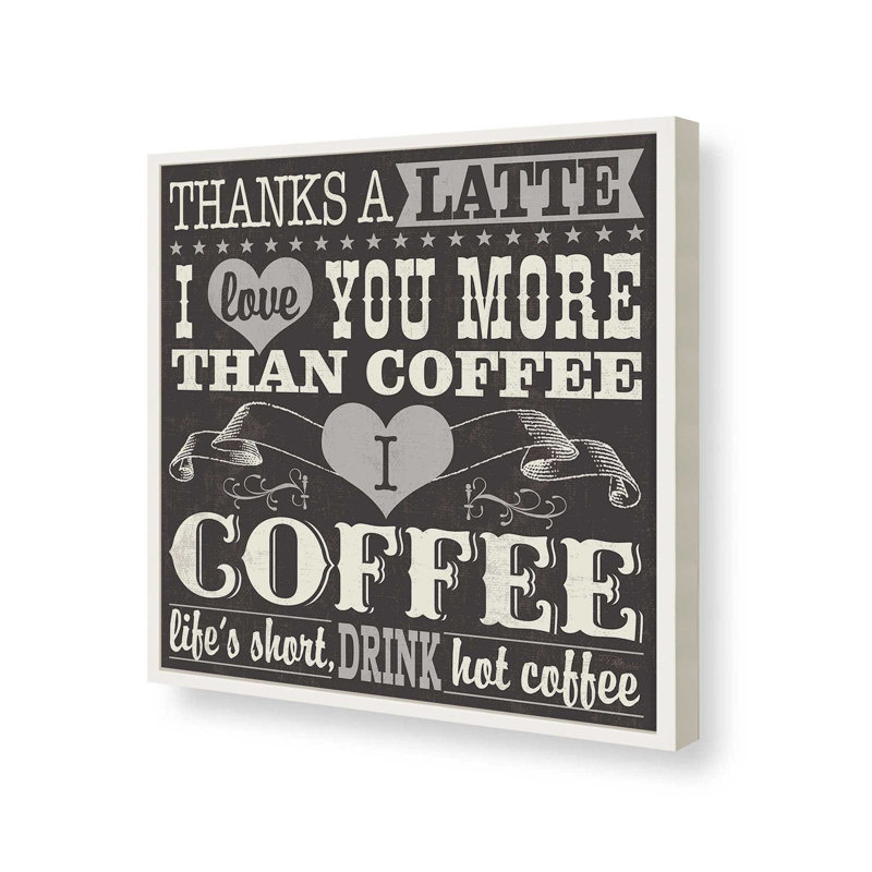 «Coffee Lovers VII» par Pela Studio, reproduction d'art, 20 W x 20 H, White, Framed Print