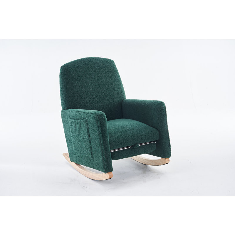 Chaise berçante Teddy, Vert