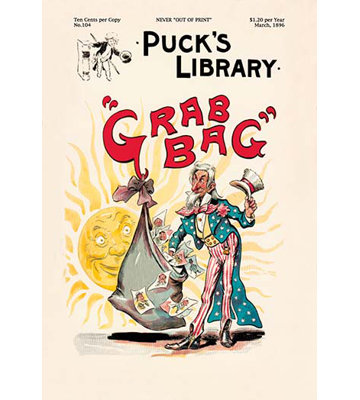 Bibliothèque de la rondelle : "sac à sacs" par f. opper rétro
